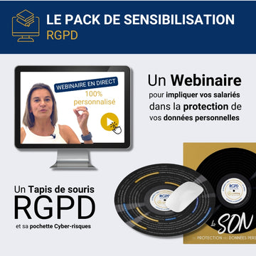 Pack de sensibilisation RGPD (Webinaire + Tapis de Souris RGPD)