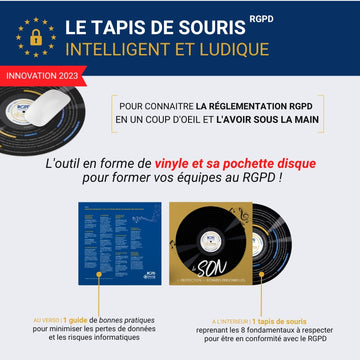 Lot de 5 Tapis de Souris RGPD (TdS ©)
