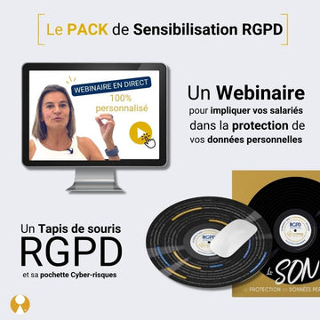 Pack de sensibilisation RGPD (Webinaire + Tapis de Souris RGPD)